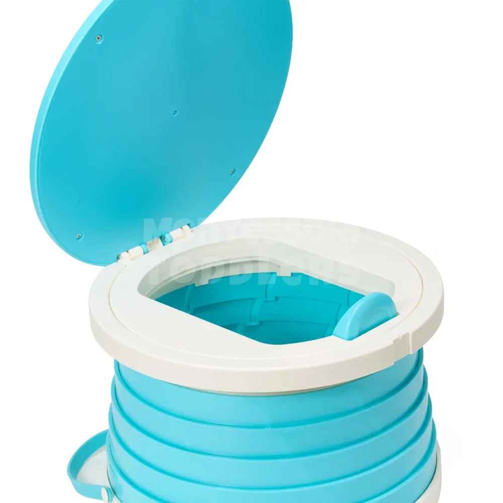 Kids Portable Travel Potty – Foldable Plastic Toilet Seat with Splash-Proof Design