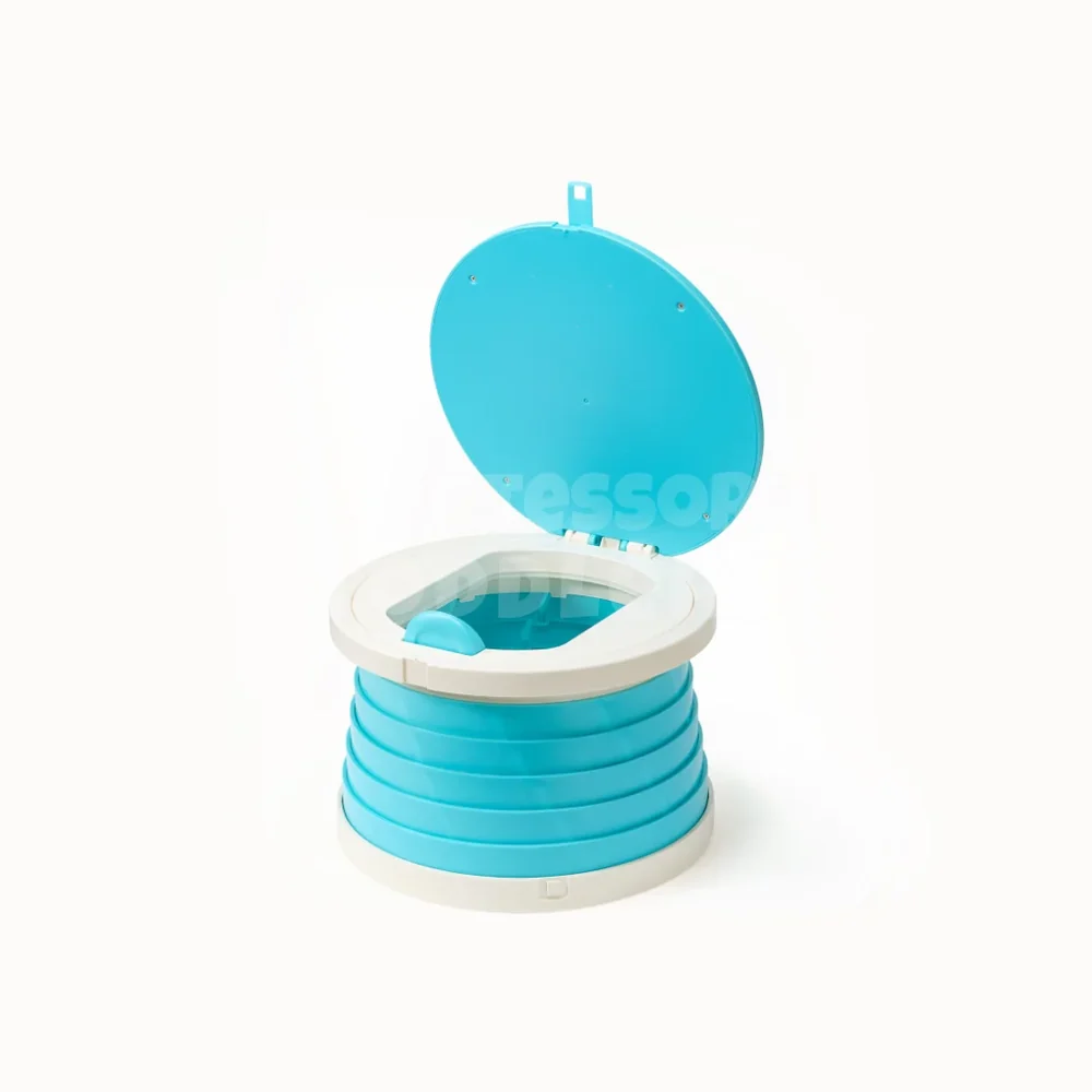 Kids Portable Travel Potty – Foldable Plastic Toilet Seat with Splash-Proof Design