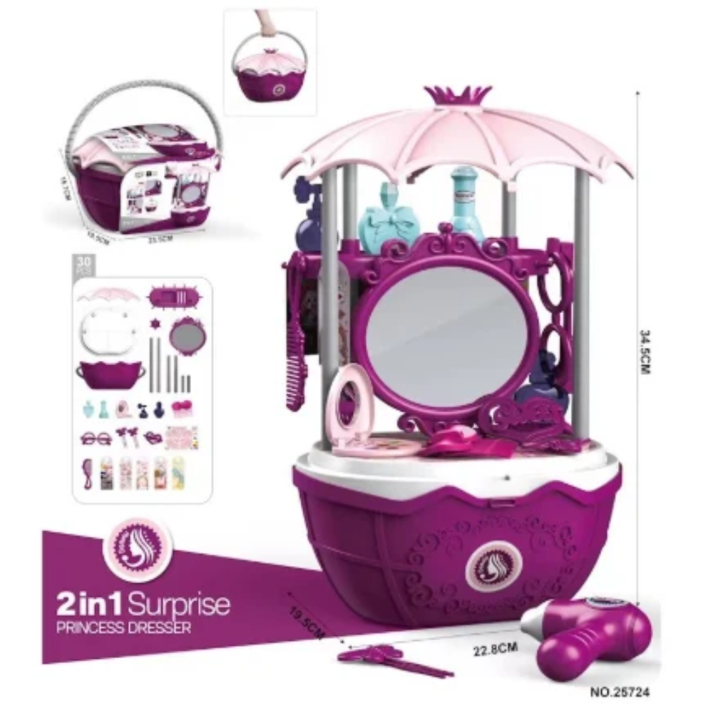 Kids Pretend Play Cart – Interactive Role Play Set with Accessories