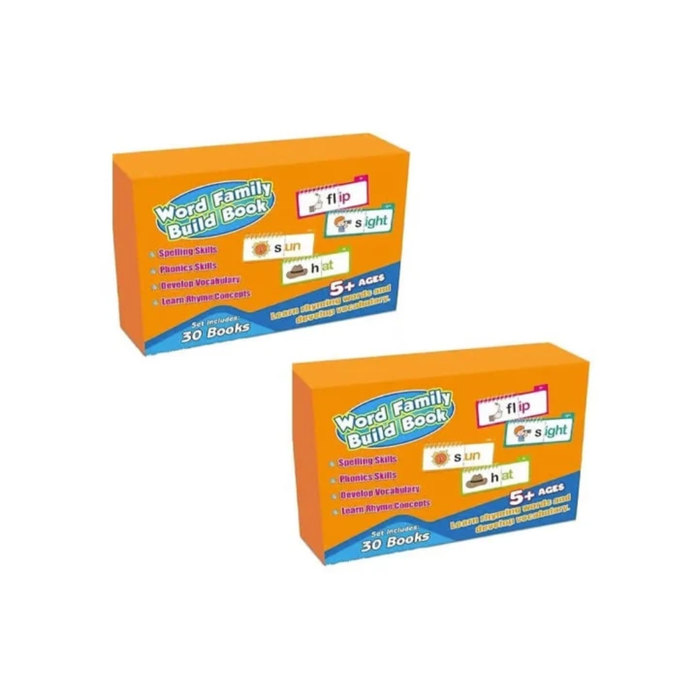 Kids Read and Rhyme Flip Books – 30-Book Early Reading and Phonics Learning Set