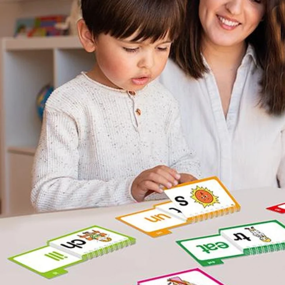 Kids Read and Rhyme Flip Books – 30-Book Early Reading and Phonics Learning Set
