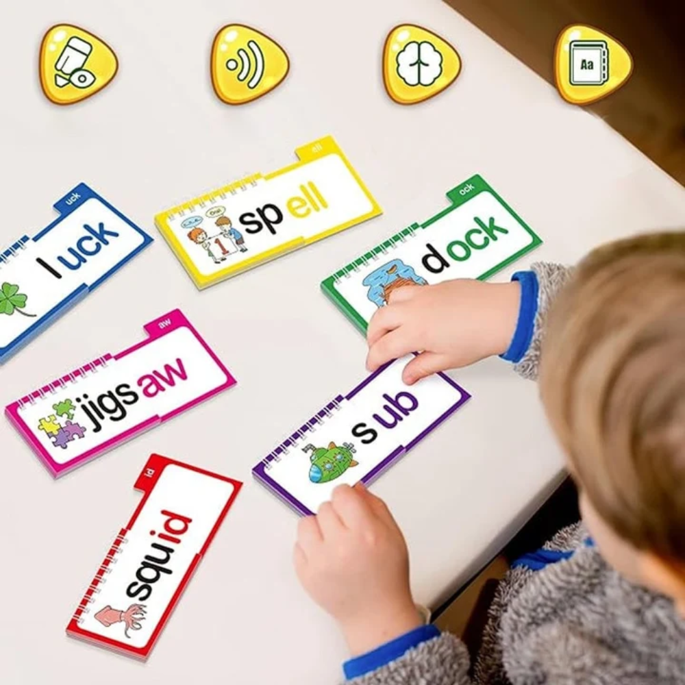 Kids Read and Rhyme Flip Books – 30-Book Early Reading and Phonics Learning Set