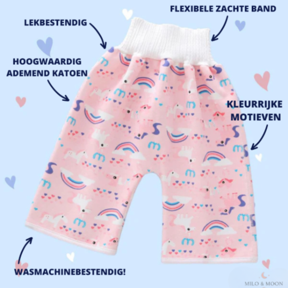 Kids Reusable Bedwetting Pants – Absorbent Overnight Training Underwear with Elastic Waistband