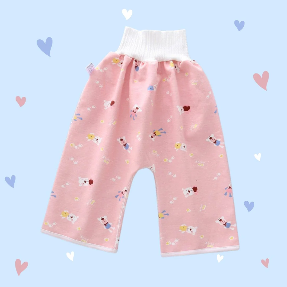 Kids Reusable Bedwetting Pants – Absorbent Overnight Training Underwear with Elastic Waistband