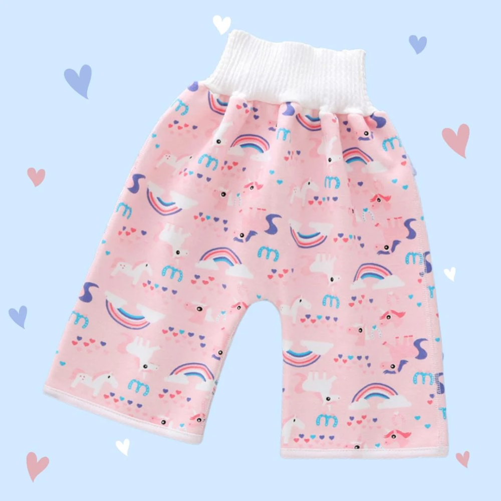 Kids Reusable Bedwetting Pants – Absorbent Overnight Training Underwear with Elastic Waistband