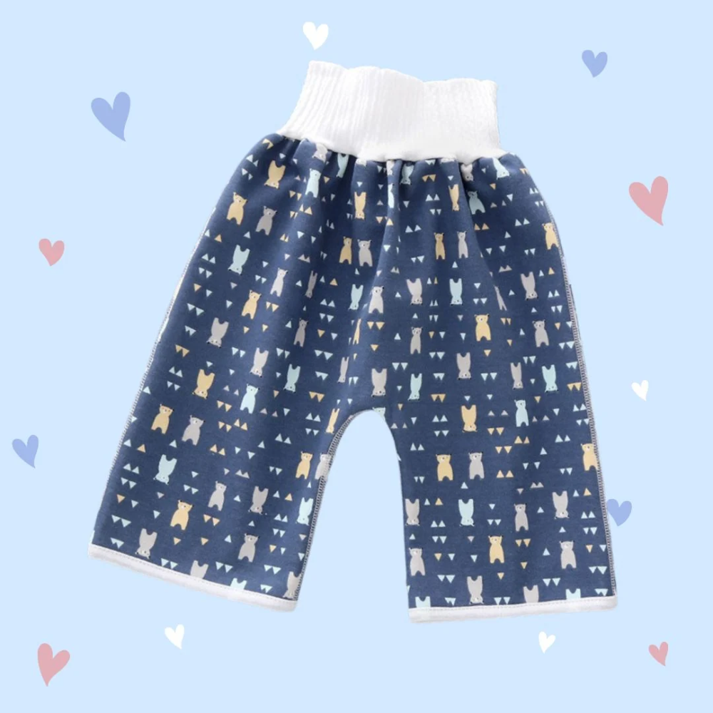 Kids Reusable Bedwetting Pants – Absorbent Overnight Training Underwear with Elastic Waistband