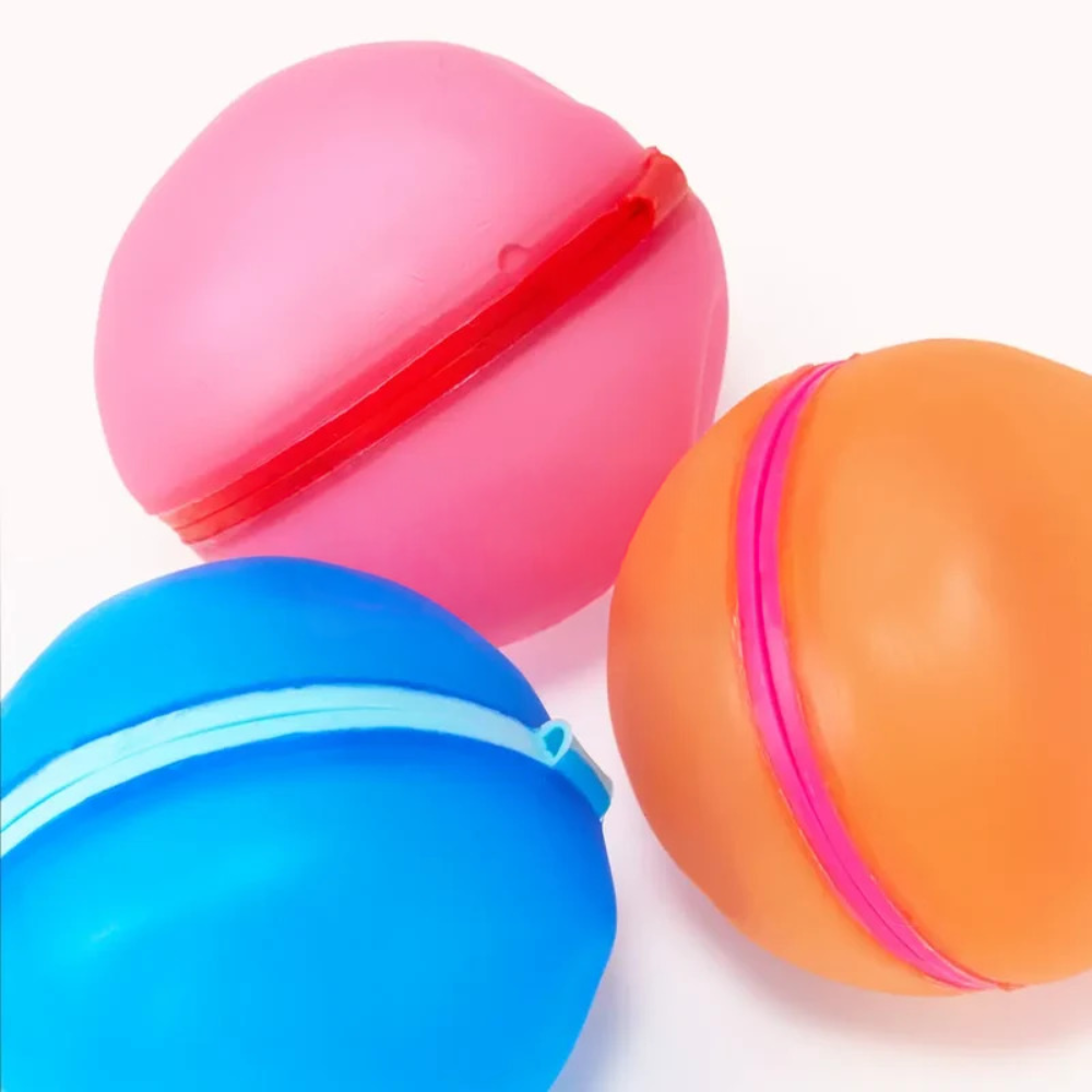 Kids Reusable Water Balloons – Silicone Water Splash Toys for Outdoor Play