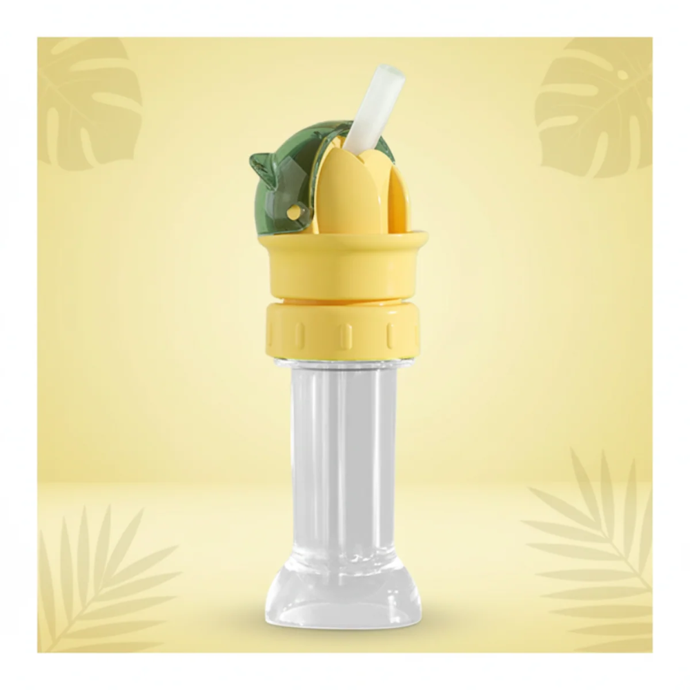 Kids Reusable Water Bottle Cap – Flexible Drinking Straw Adapter for Bottles