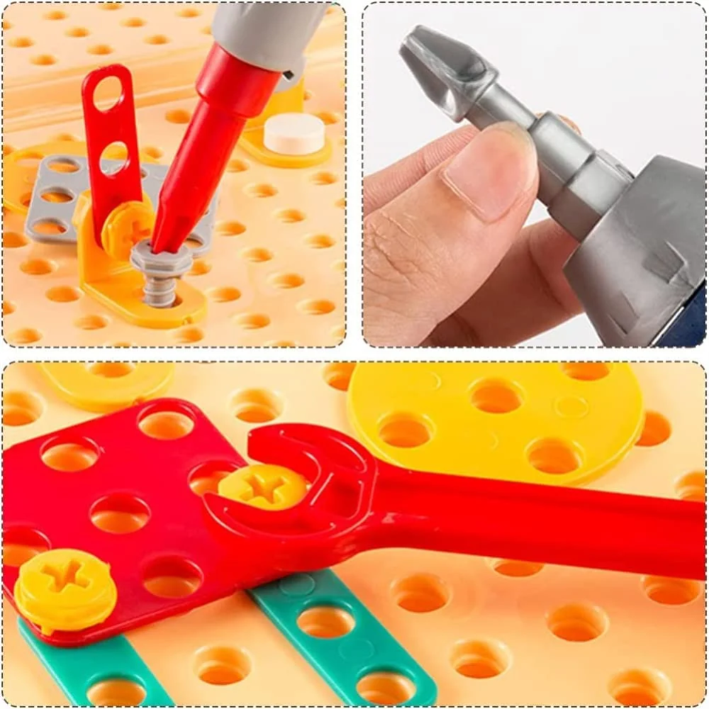 Kids STEM Electric Drill Building Set – Creative Educational Construction Toy Kit