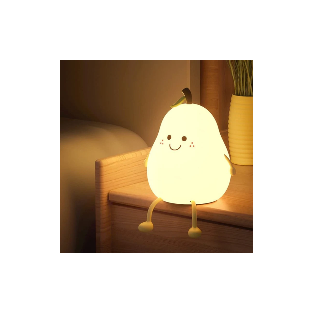 Kids Silicone Night Light – Rechargeable Dimmable Bedside Lamp with 30-Minute Timer