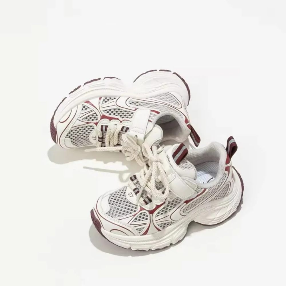 Kids Slip-On Sneakers – Lightweight Breathable Mesh Shoes with Non-Slip Soles