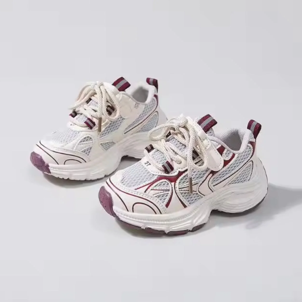 Kids Slip-On Sneakers – Lightweight Breathable Mesh Shoes with Non-Slip Soles