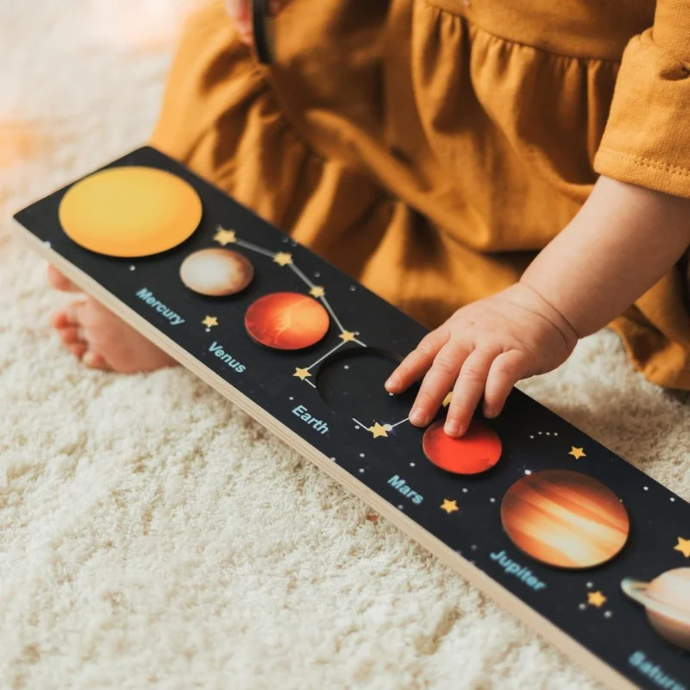 Kids Solar System Puzzle – Educational Planet Matching and Astronomy Learning Toy