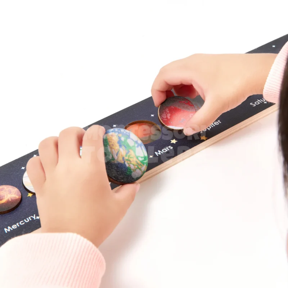 Kids Solar System Puzzle – Educational Planet Matching and Astronomy Learning Toy