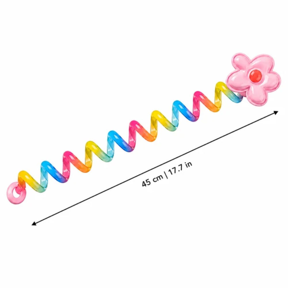 Kids Spiral Hair Ties – Colorful Rainbow Hair Accessories