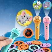 Kids Story Projector Flashlight – Bedtime Story Torch with Picture Slides