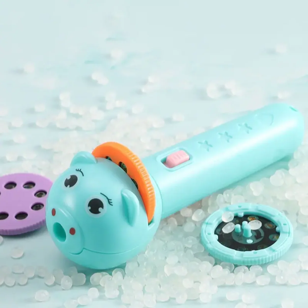 Kids Story Projector Flashlight – Bedtime Story Torch with Picture Slides