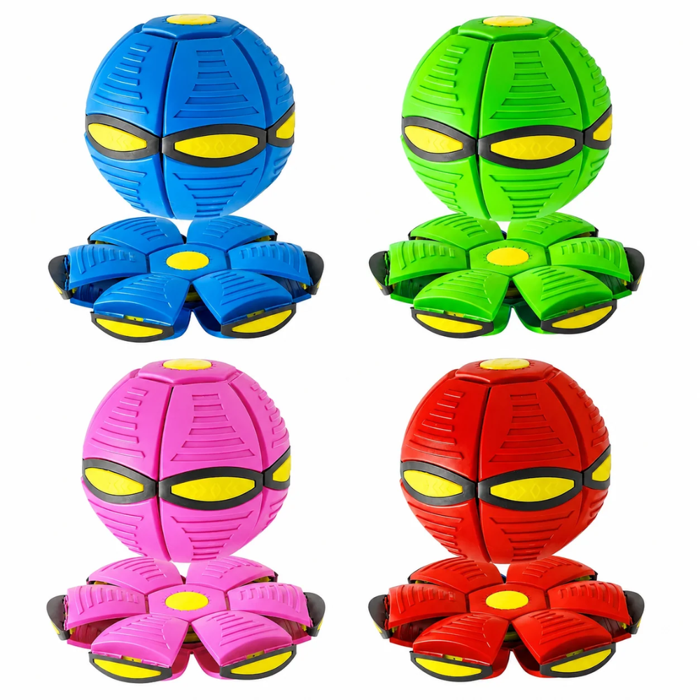Kids Transforming Flying Ball – 2-in-1 UFO Frisbee Outdoor Throwing Toy