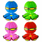 Kids Transforming Flying Ball – 2-in-1 UFO Frisbee Outdoor Throwing Toy