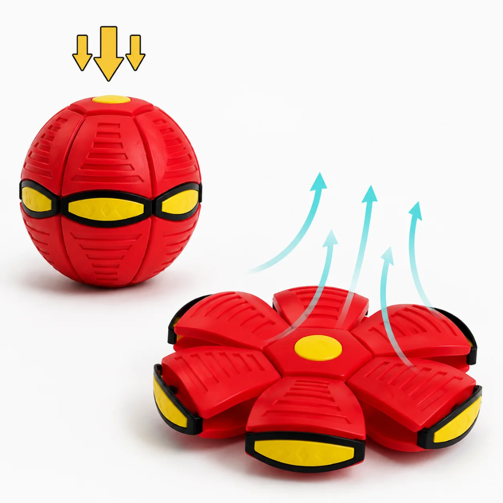 Kids Transforming Flying Ball – 2-in-1 UFO Frisbee Outdoor Throwing Toy
