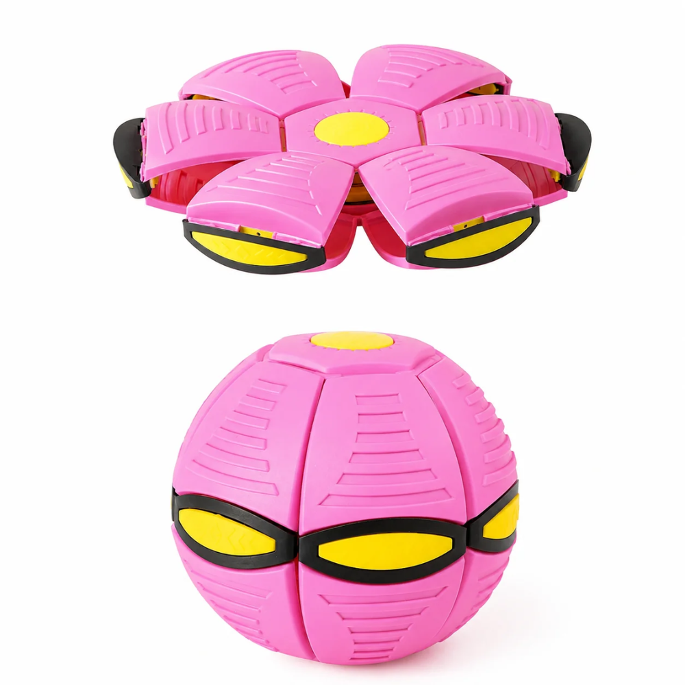 Kids Transforming Flying Ball – 2-in-1 UFO Frisbee Outdoor Throwing Toy