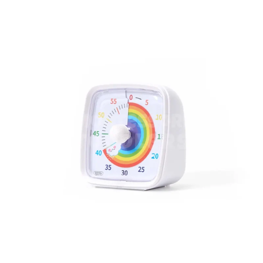 Kids Visual Countdown Timer – 60 Minute Rainbow Learning Timer for Daily Routines