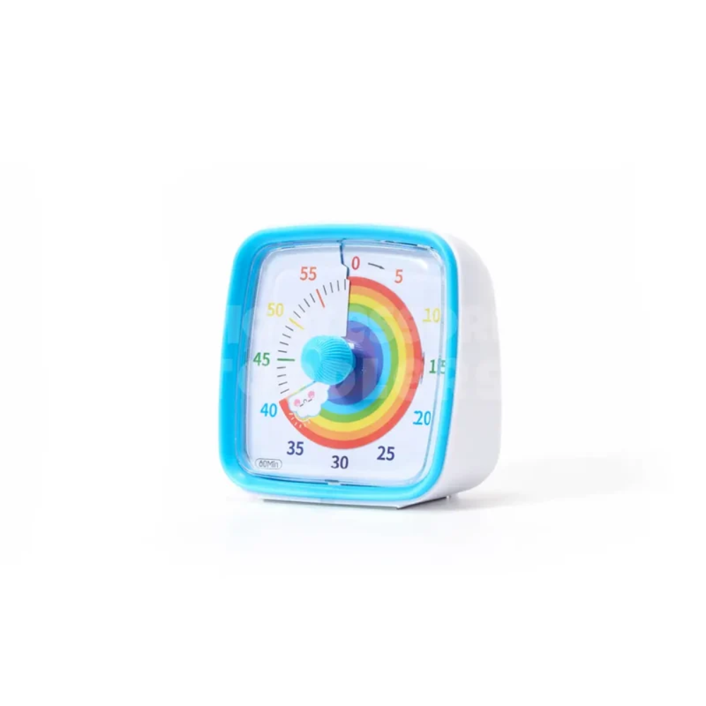 Kids Visual Countdown Timer – 60 Minute Rainbow Learning Timer for Daily Routines