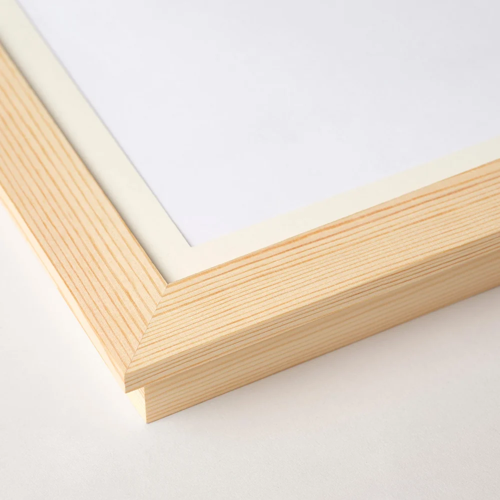 Kids Wooden Art Display Frame – A4 Picture Frame with Storage for 100 Drawings