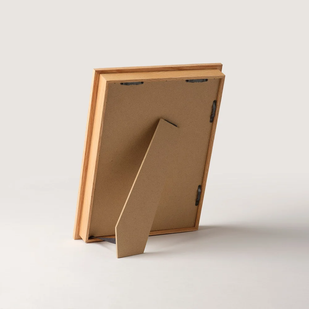 Kids Wooden Art Display Frame – A4 Picture Frame with Storage for 100 Drawings