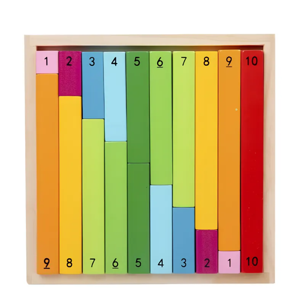 Kids Wooden Counting Sticks – Montessori-Inspired Number Learning and Math Toy