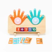 Kids Wooden Finger Counting Game – Educational Math Learning Toy for Addition and Subtraction