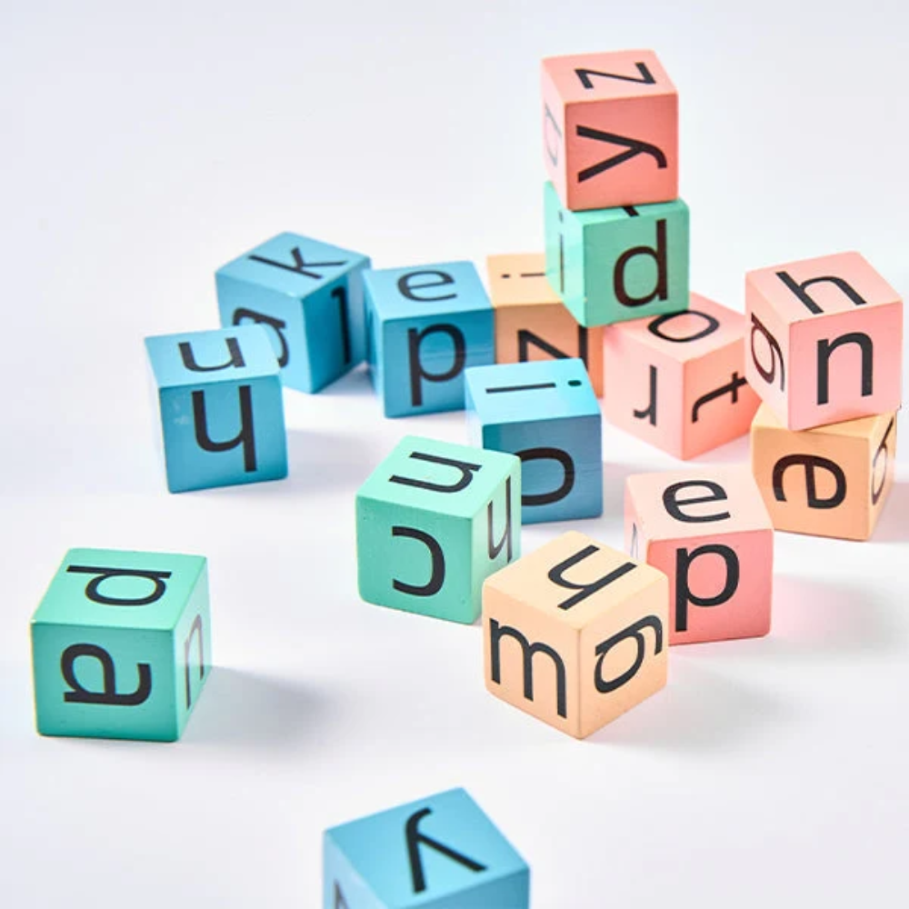 Kids Wooden Letter Matching Game – Educational Word Spelling and Vocabulary Puzzle with 54 Cards