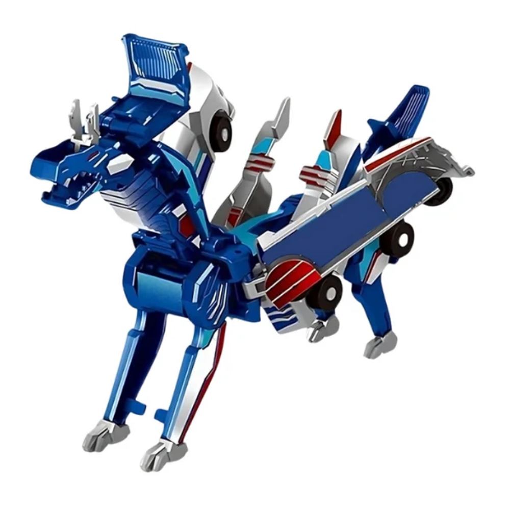 Kids Magnetic Transforming Car Toy – 2-in-1 Robot and Car with Automatic Transformation