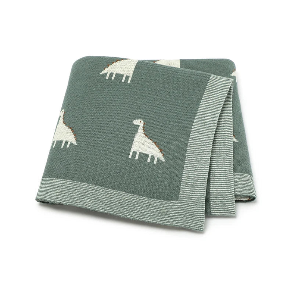 Knitted Baby Blanket Swaddle | Newborn Soft Wrap