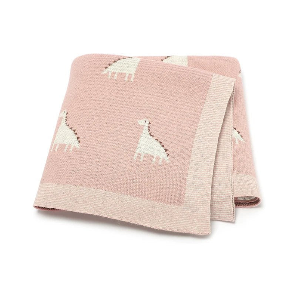 Knitted Baby Blanket Swaddle | Newborn Soft Wrap