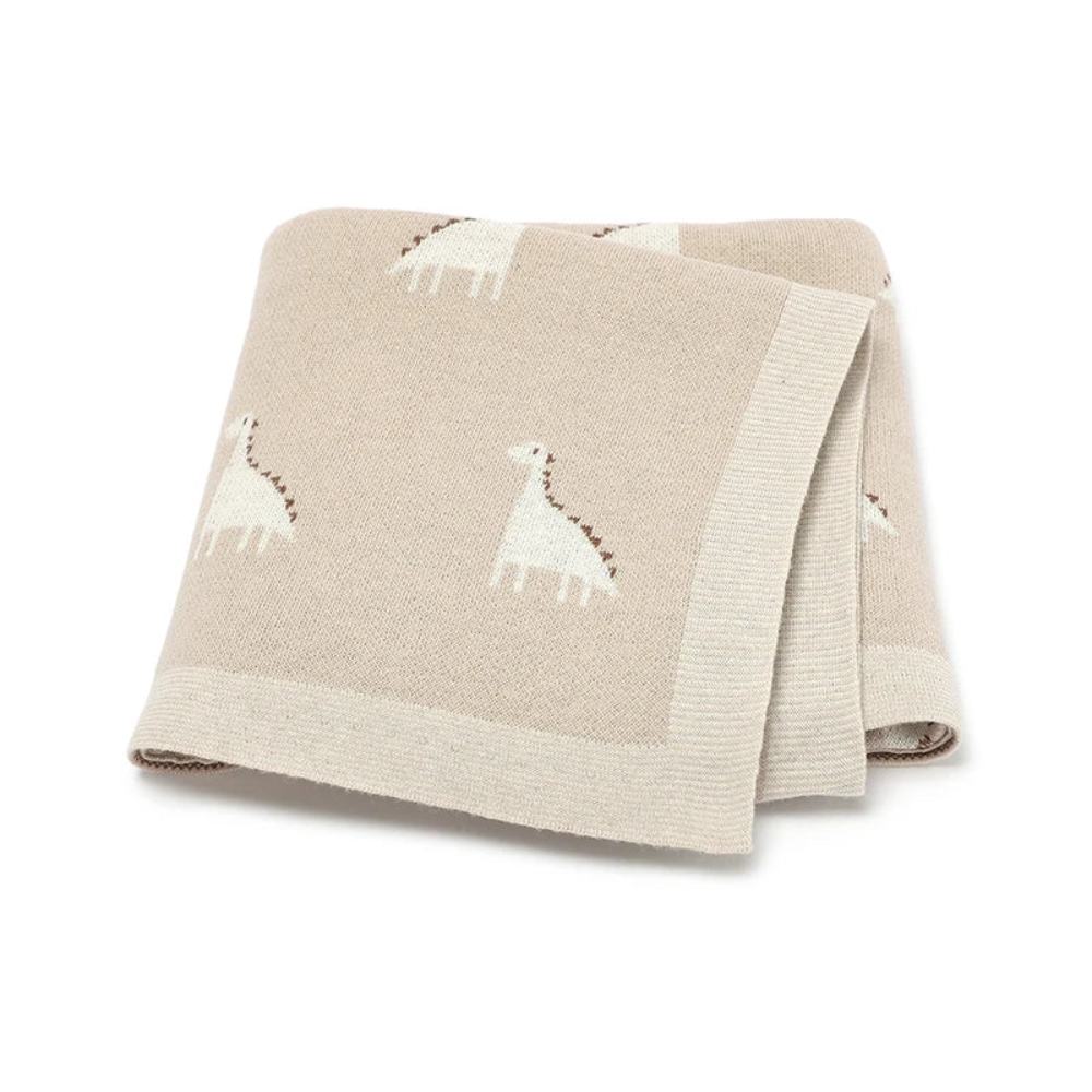 Knitted Baby Blanket Swaddle | Newborn Soft Wrap