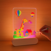 LED Drawing Board – Rechargeable Light-Up Art Board with Colorful Lighting Modes for Kids