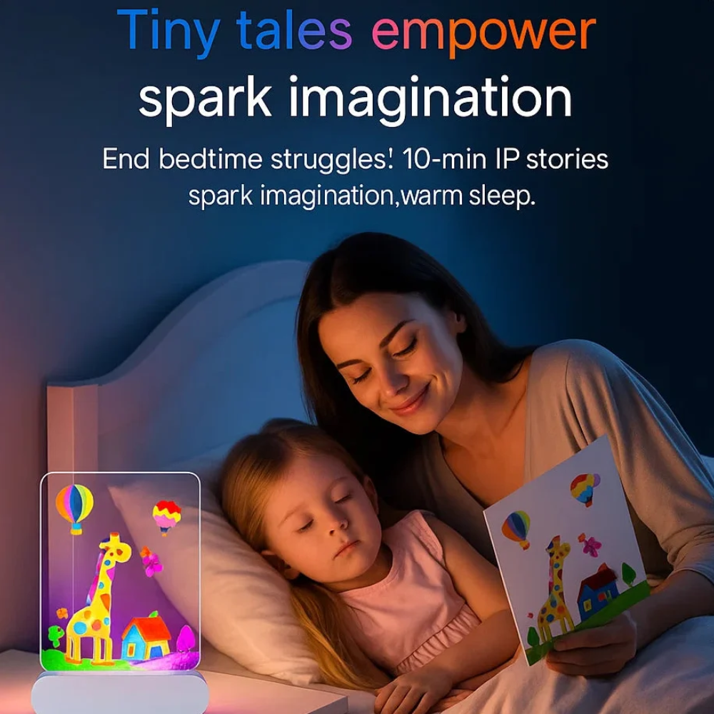 LED Drawing Board – Rechargeable Light-Up Art Board with Colorful Lighting Modes for Kids