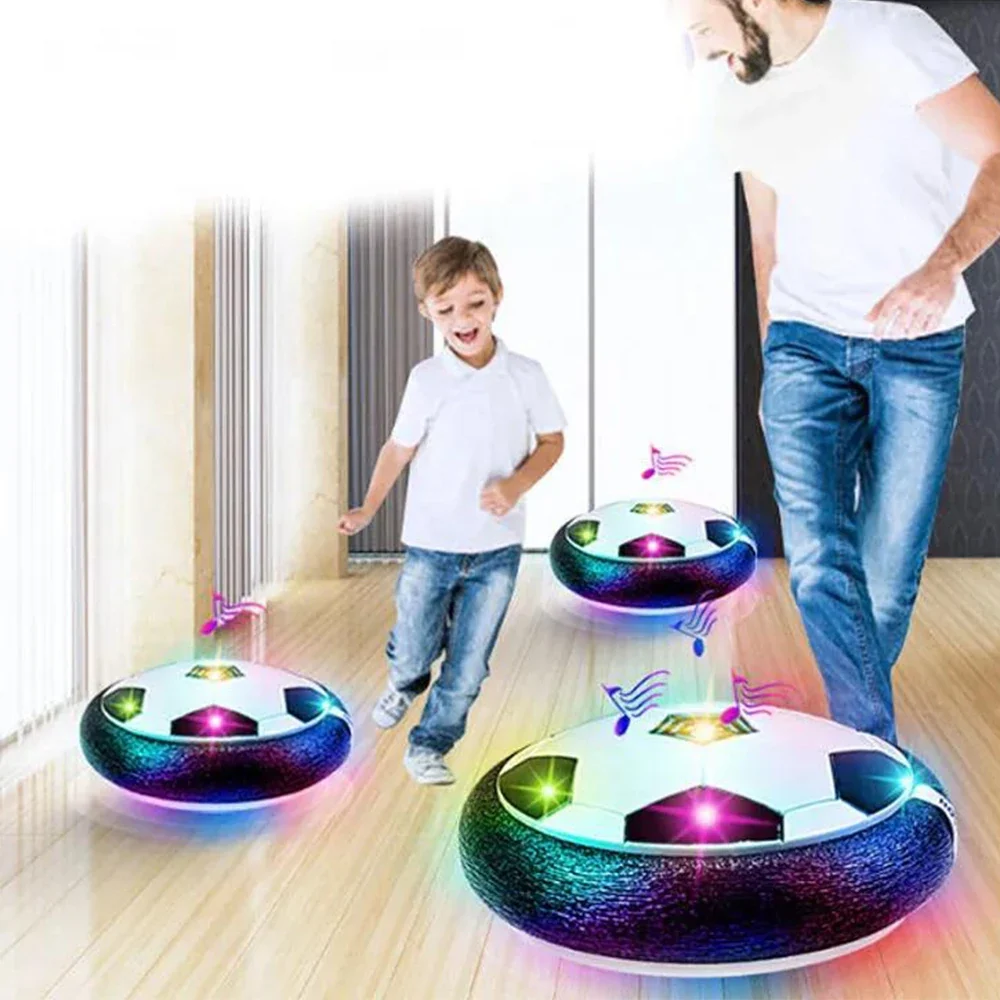 LED Hover Soccer Ball for Kids – Indoor Floating Football with Music