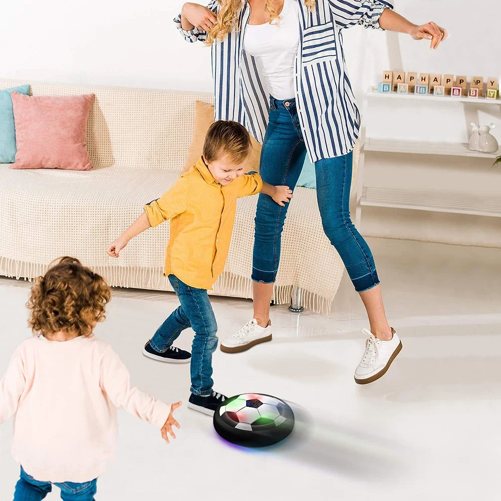 LED Hover Soccer Ball for Kids – Indoor Floating Football with Music