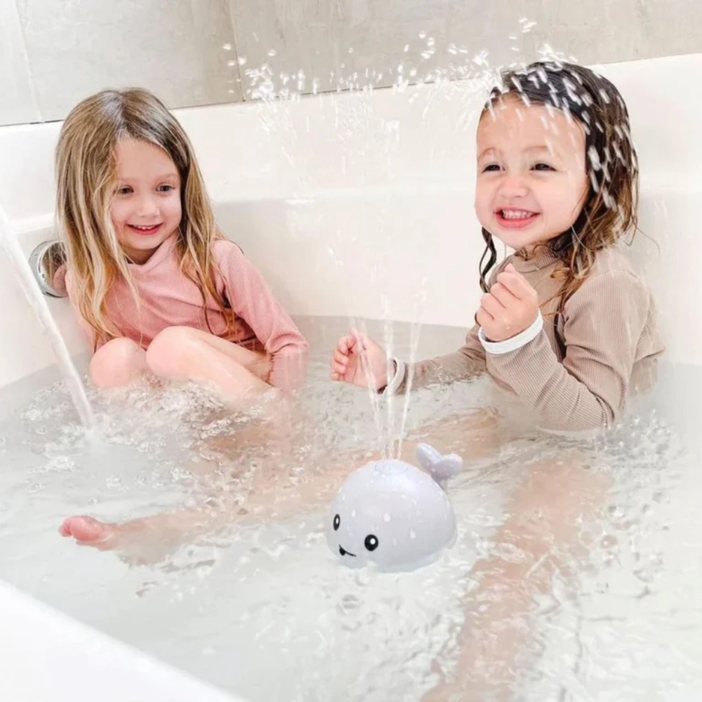 LED Baby Bath Toy – Light Up Water Activated Whale Bath Toy