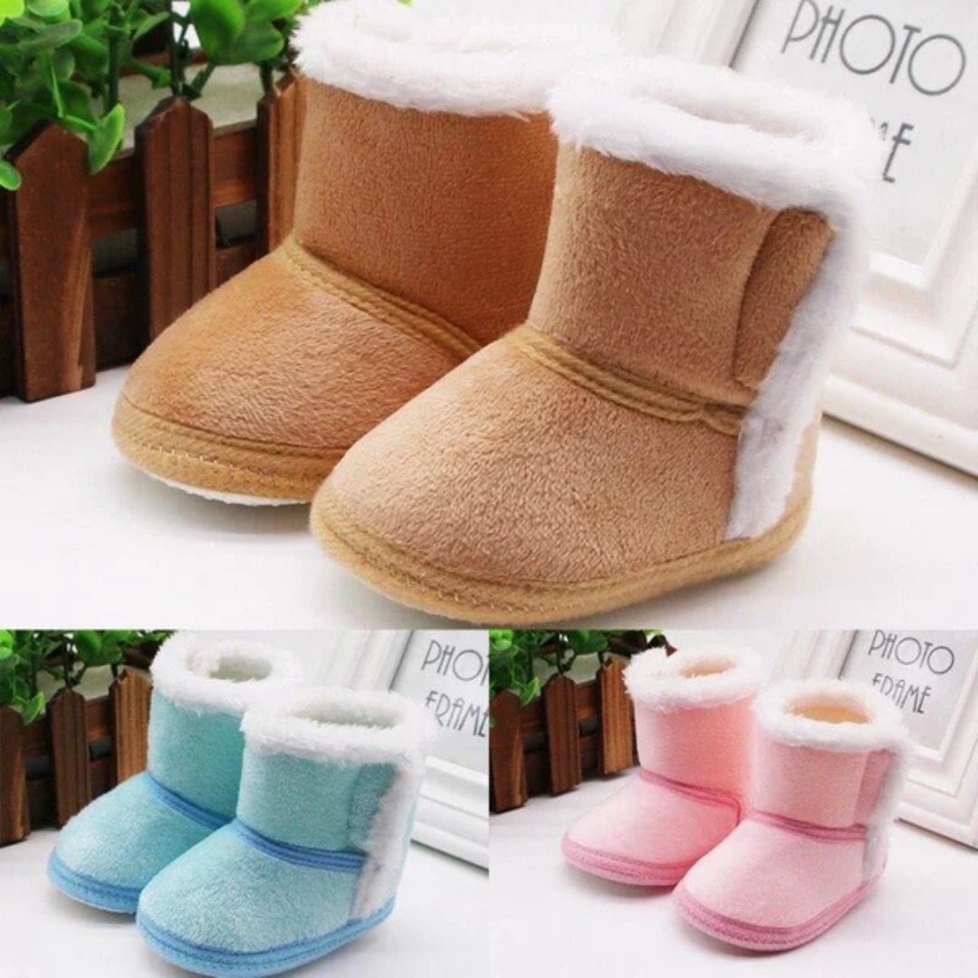 Baby Booties Soft Sole First Walkers | Warm Slip On
