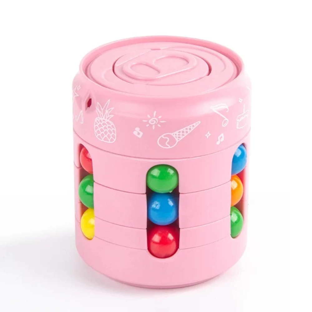 Magic Fidget Cube – Rotating Puzzle Toy for Kids & Adults