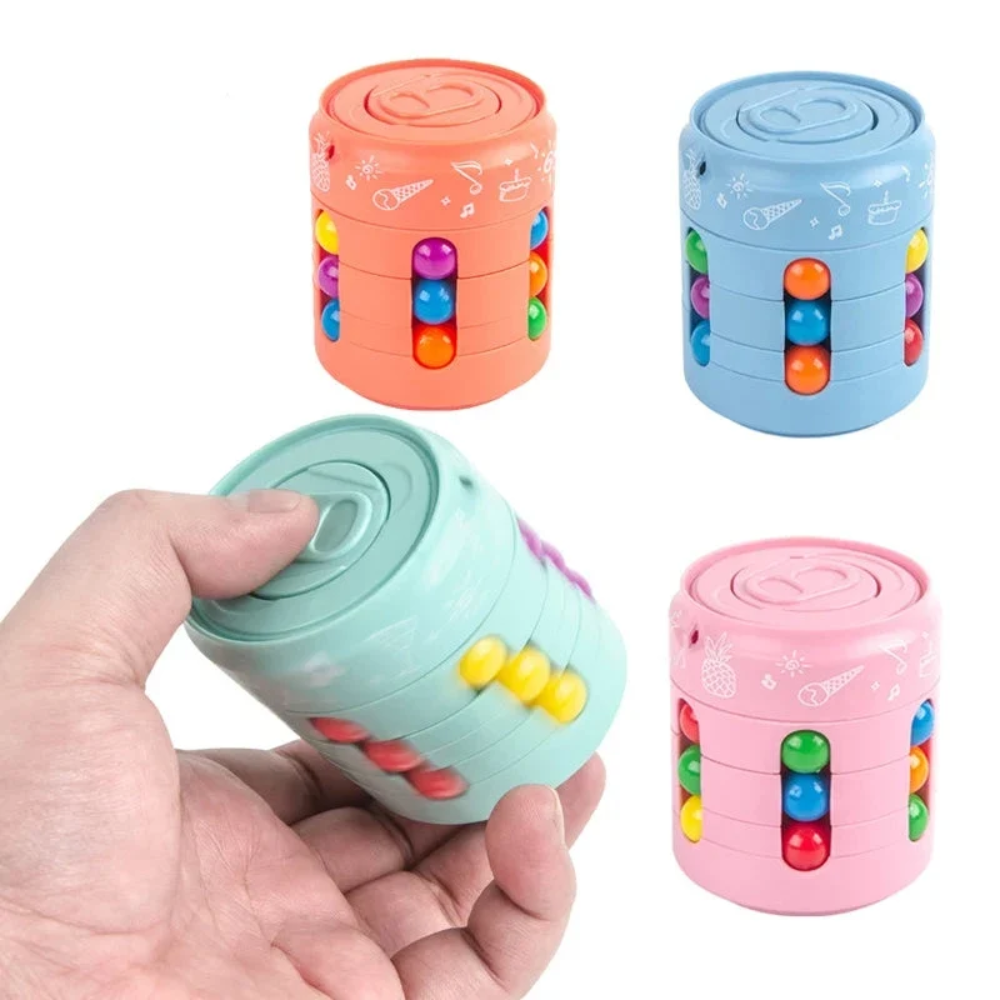 Magic Fidget Cube – Rotating Puzzle Toy for Kids & Adults