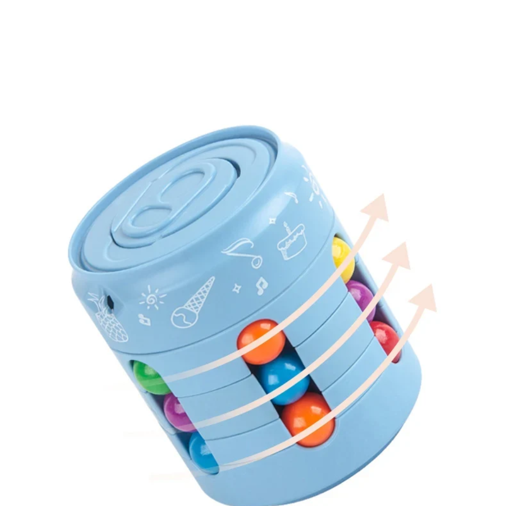 Magic Fidget Cube – Rotating Puzzle Toy for Kids & Adults