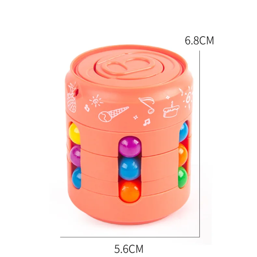 Magic Fidget Cube – Rotating Puzzle Toy for Kids & Adults