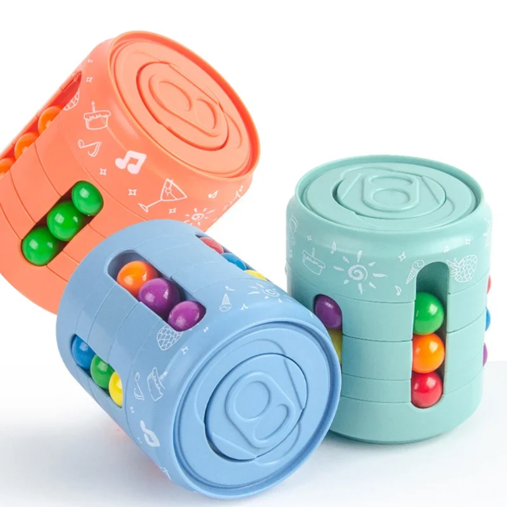 Magic Fidget Cube – Rotating Puzzle Toy for Kids & Adults