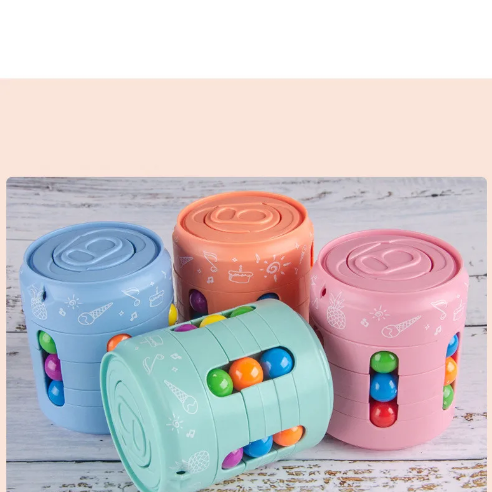 Magic Fidget Cube – Rotating Puzzle Toy for Kids & Adults