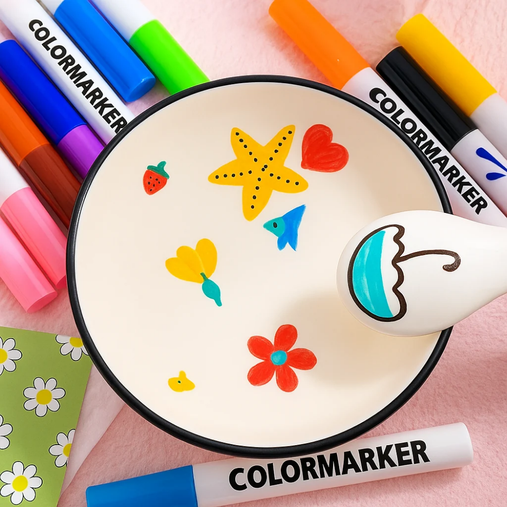 Magic Water Drawing Pens – 12 Color Floating Art Pen Set for Kids