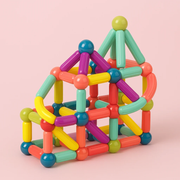Magnetic Building Sticks Set – Colorful Construction Toys for Kids and Creative Learning